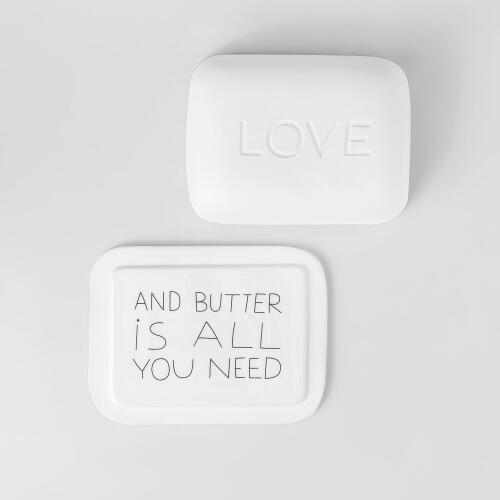 Räder Guten Morgen Butterdose Love