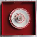 Taitu Fil Rouge Nodi Espressotasse mit Untertasse 100 ml