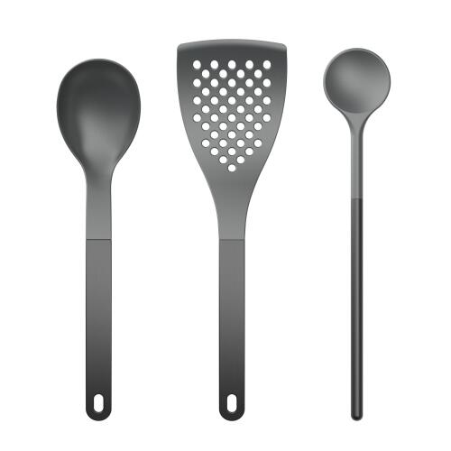 Rosti Optima Küchenhelfer-Set 3-teilig Schwarz