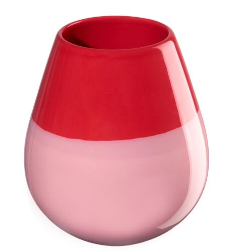 ASA Joy Vase Strawberry Smoothie Rund 18 cm