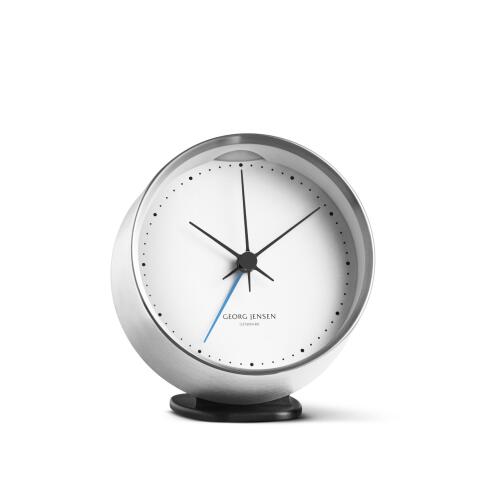 Georg Jensen Koppel Wecker Edelstahl 10 cm (Retourware, kleiner Materialfehler)
