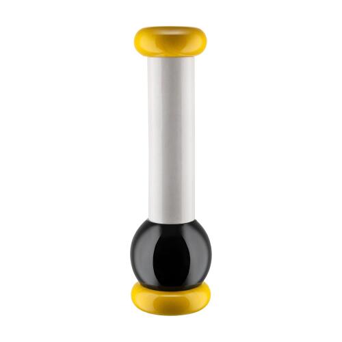 Alessi Sottsass Collection Salz- oder Pfeffermühle Groß Gelb (Retourware)