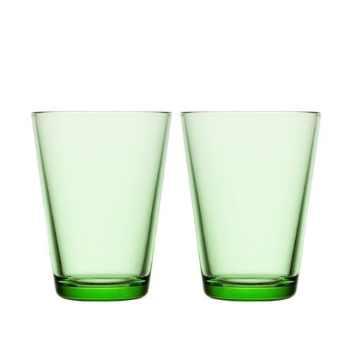 Iittala Kartio Glas Apfelgrün 2er Set 400 ml