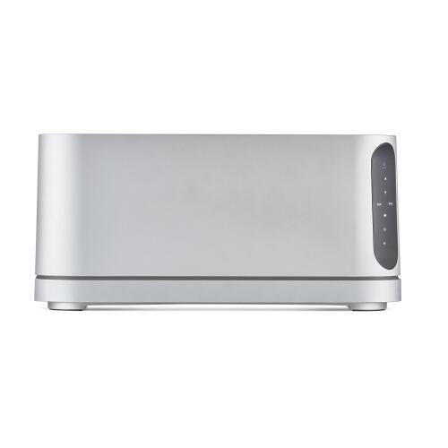 Jacob Jensen Langschlitztoaster Silberfarben