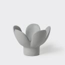 Räder Kerzenhalter Blume Grau