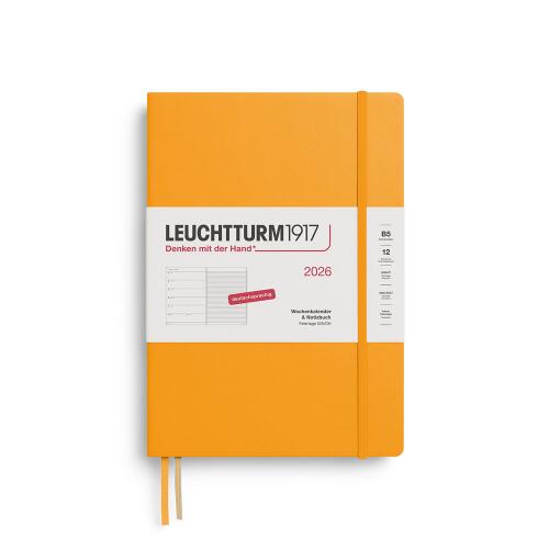 Leuchtturm1917 Wochenkalender 2026 Composition B5 Hardcover Rising Sun