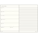 Leuchtturm1917 Wochenkalender 2026 & Notizbuch Medium A5 Softcover Marine