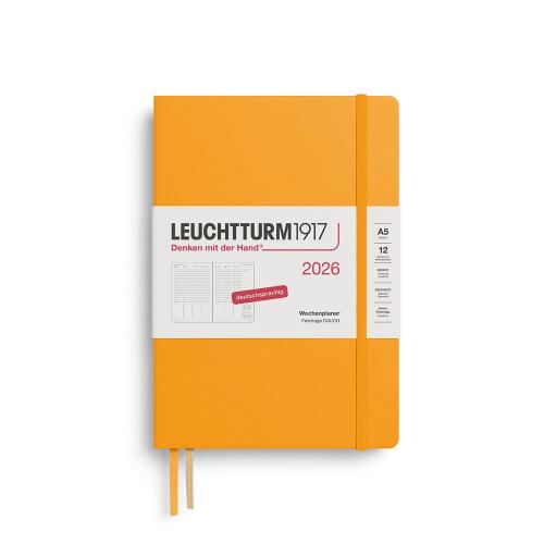 Leuchtturm1917 Wochenplaner 2026 Medium A5 Hardcover Rising Sun