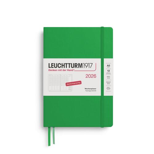 Leuchtturm1917 Wochenplaner 2026 Medium A5 Hardcover Spring Leaf