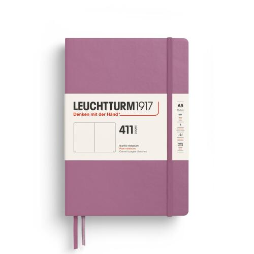 Leuchtturm1917 Notizbuch 411 Medium A5 Hardcover Dusty Rose Blanko