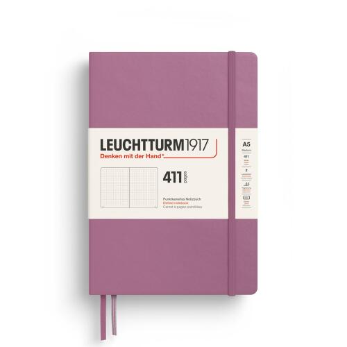 Leuchtturm1917 Notizbuch 411 Medium A5 Hardcover Dusty Rose Dotted