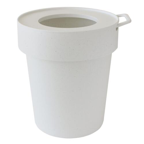 Hachiman Taptrash Abfalleimer Weiß 10 l