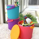 Hachiman Omnioutil Eimer S Vivid Pink 8 l