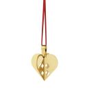 Georg Jensen Weihnachtsschmuck 2025 Ornament Herz Vergoldet