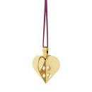 Georg Jensen Weihnachtsschmuck 2025 Ornament Herz Vergoldet