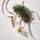 Georg Jensen Weihnachtsschmuck 2025 Ornamente Herz & Spitztüte Vergoldet
