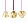Georg Jensen Weihnachtsschmuck 2025 Geschenk-Set Herz, Glocke & Kugel Vergoldet