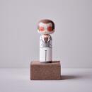 Lucie Kaas Sketch.Inc Kokeshi Doll Elton In White Outfit (Retourware, leichte Lackfehler)