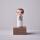 Lucie Kaas Sketch.Inc Kokeshi Doll Elton In White Outfit (Retourware, leichte Lackfehler)