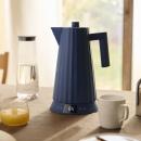 Alessi Plissé Wasserkocher mit Temperaturregelung Blau
