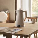 Alessi Plissé Wasserkocher mit Temperaturregelung Weiß