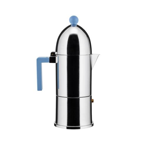 Alessi Espressokocher La Cupola Induktion Hellblau A9095/6BFM