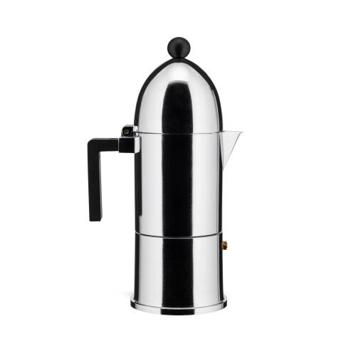 Alessi Espressokocher La Cupola Induktion Schwarz A9095/6BFM