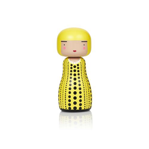 Lucie Kaas Sketch.Inc Kokeshi Doll Dot Yellow Limitierte Auflage