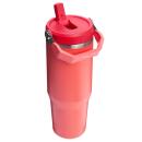 Stanley The IceFlow Flip Straw Tumbler 2.0  Hot Coral 890 ml