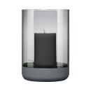 Blomus Calma Windlicht L Steel Gray Smoke (Retourware)