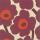 IHR Ideal Home Range Cocktail Servietten Unikko Cream Bordeaux 25 x 25 cm