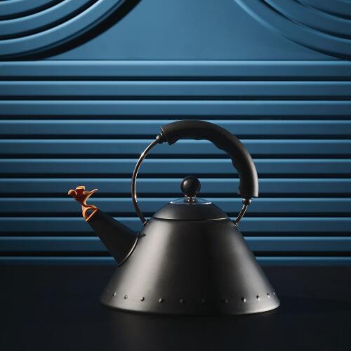 Alessi Wasserkessel 9093 BB Vollschwarz