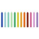 Remember Geburtstagskerzen-Set Candy 12-teilig