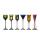 Lyngby Glas Coloured Schnapsglas 5er Set (Retourware, unvollständig)