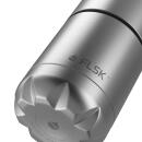 FLSK Trinkflasche mit Becher Edelstahl Gebürstet 700 ml