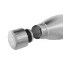 FLSK Trinkflasche mit Becher Edelstahl Gebürstet 700 ml