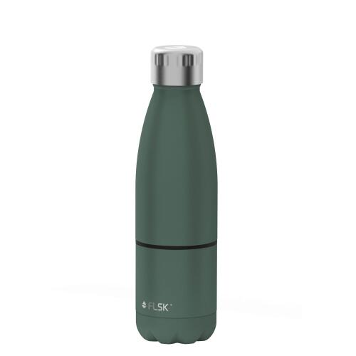 FLSK Trinkflasche mit Becher Ridge Green 700 ml