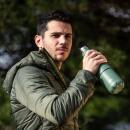 FLSK Trinkflasche mit Becher Ridge Green 700 ml
