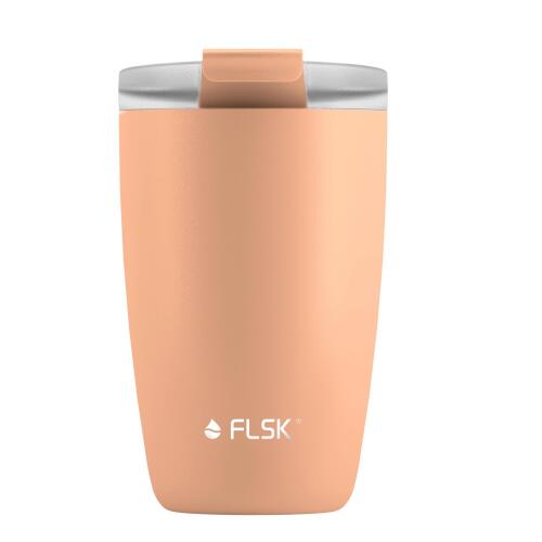 FLSK Cup Coffee to go-Becher Peach 350 ml