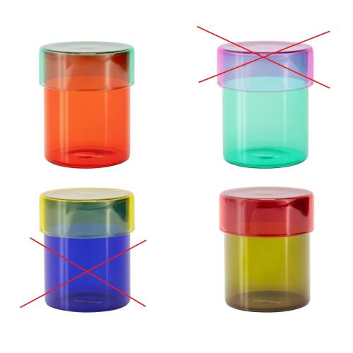 Remember Glasdosen Cosima 4er Set (Retourware, unvollständig)