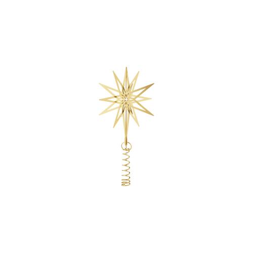 Georg Jensen Weihnachtsbaumspitze Lyra Klein Goldauflage