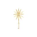 Georg Jensen Weihnachtsbaumspitze Lyra Medium Goldauflage