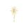 Georg Jensen Weihnachtsbaumspitze Lyra Medium Goldauflage