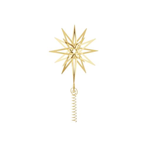 Georg Jensen Weihnachtsbaumspitze Lyra Groß Goldauflage