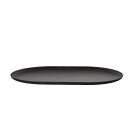 Alessi Pleats Tablett Oval Schwarz