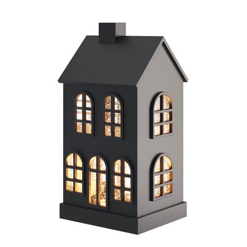 Sompex Dekoleuchte Glamor House Schwarz Groß