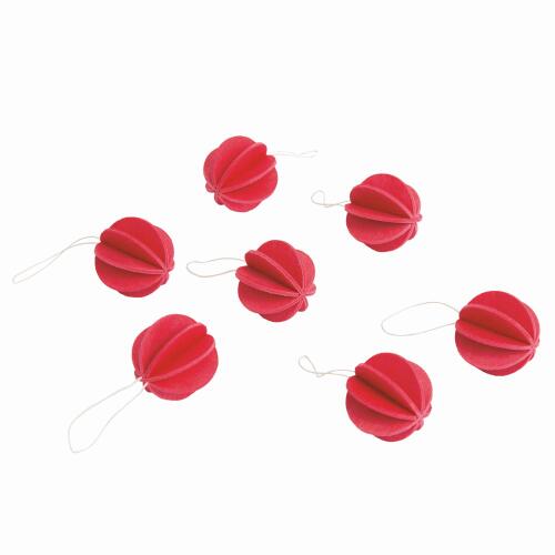 Lovi Kugel Rot 3,5 cm 7er Set
