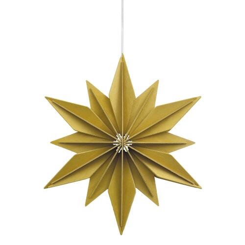 Lovi Dekor-Stern Honiggelb 15 cm