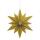 Lovi Dekor-Stern Honiggelb 15 cm