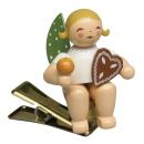 Wendt & Kühn Engel mit Lebkuchen und Apfel auf...